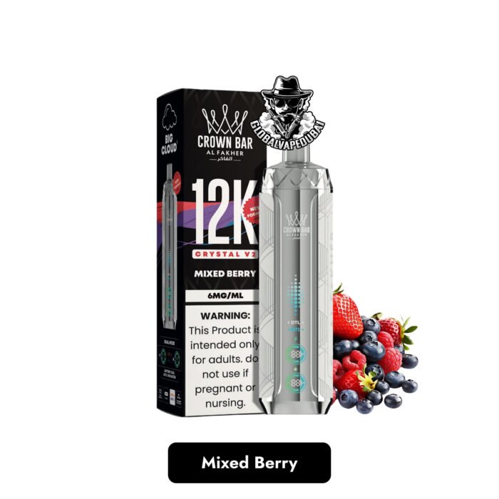 Al Fakher Crown Bar Crystal V2 12000 Puffs Disposable Vape in Dubai Uae - Image 6