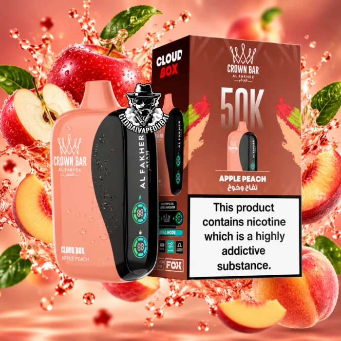 Al Fakher Crown Bar Cloud Box 50000 Puffs 20MG Disposable Vape in Dubai Uae - Image 2