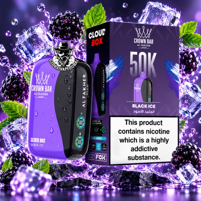 Al Fakher Crown Bar Cloud Box 50000 Puffs 20MG Disposable Vape in Dubai Uae - Image 4