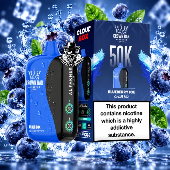 Al Fakher Crown Bar Cloud Box 50000 Puffs 20MG Disposable Vape in Dubai Uae - Image 7