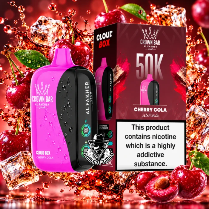 Al Fakher Crown Bar Cloud Box 50000 Puffs 20MG Disposable Vape in Dubai Uae - Image 9