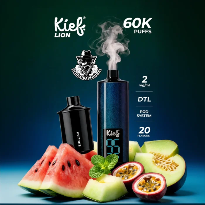 Kief Lion 60000 Puffs 2MG Disposable Vape In Dubai Uae - Image 5