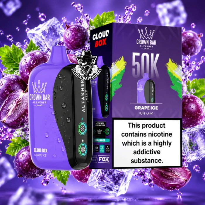 Al Fakher Crown Bar Cloud Box 50000 Puffs 20MG Disposable Vape in Dubai Uae - Image 15