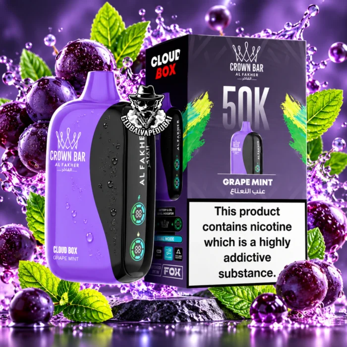 Al Fakher Crown Bar Cloud Box 50000 Puffs 20MG Disposable Vape in Dubai Uae - Image 16