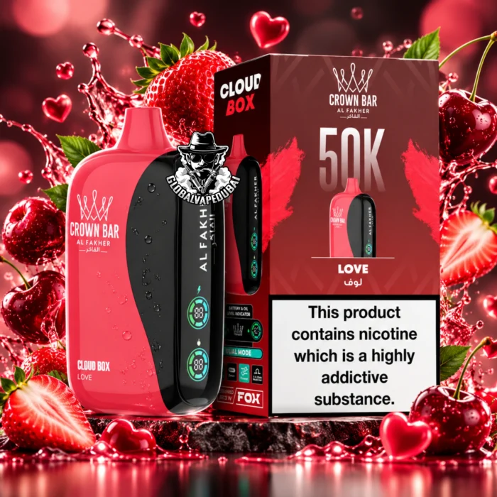 Al Fakher Crown Bar Cloud Box 50000 Puffs 20MG Disposable Vape in Dubai Uae - Image 19