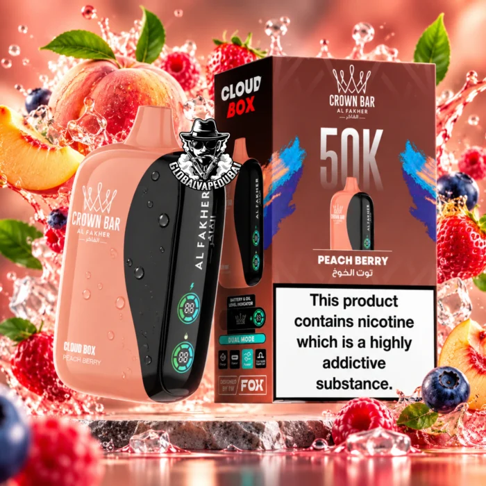 Al Fakher Crown Bar Cloud Box 50000 Puffs 20MG Disposable Vape in Dubai Uae - Image 23