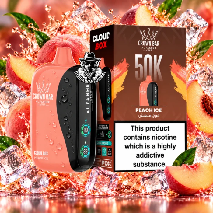 Al Fakher Crown Bar Cloud Box 50000 Puffs 20MG Disposable Vape in Dubai Uae - Image 24