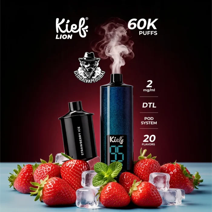 Kief Lion 60000 Puffs 2MG Disposable Vape In Dubai Uae - Image 15