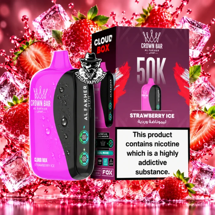 Al Fakher Crown Bar Cloud Box 50000 Puffs 20MG Disposable Vape in Dubai Uae - Image 29