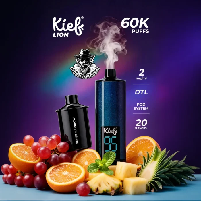 Kief Lion 60000 Puffs 2MG Disposable Vape In Dubai Uae - Image 18