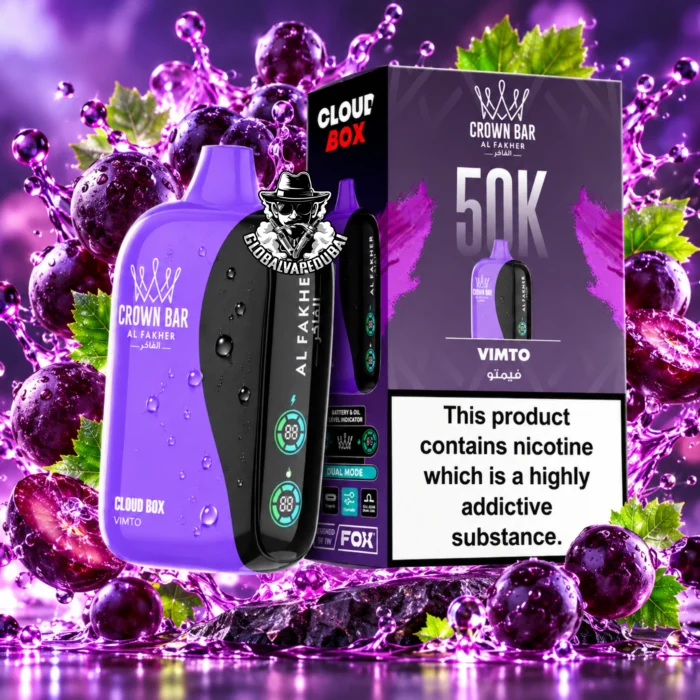 Al Fakher Crown Bar Cloud Box 50000 Puffs 20MG Disposable Vape in Dubai Uae - Image 33