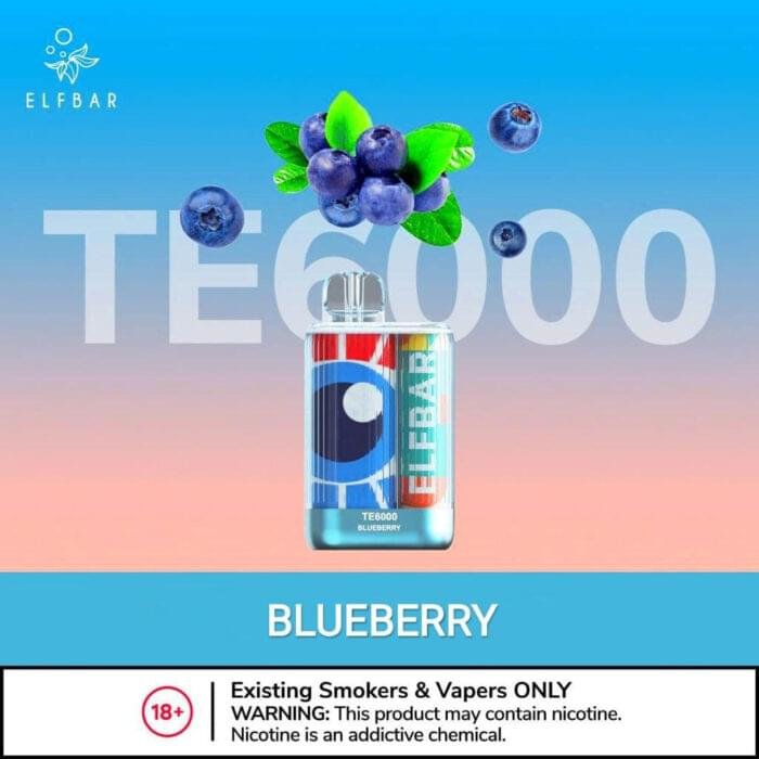 Blueberry Elf Bar Disposable Te 6000 Puffs - Image 3