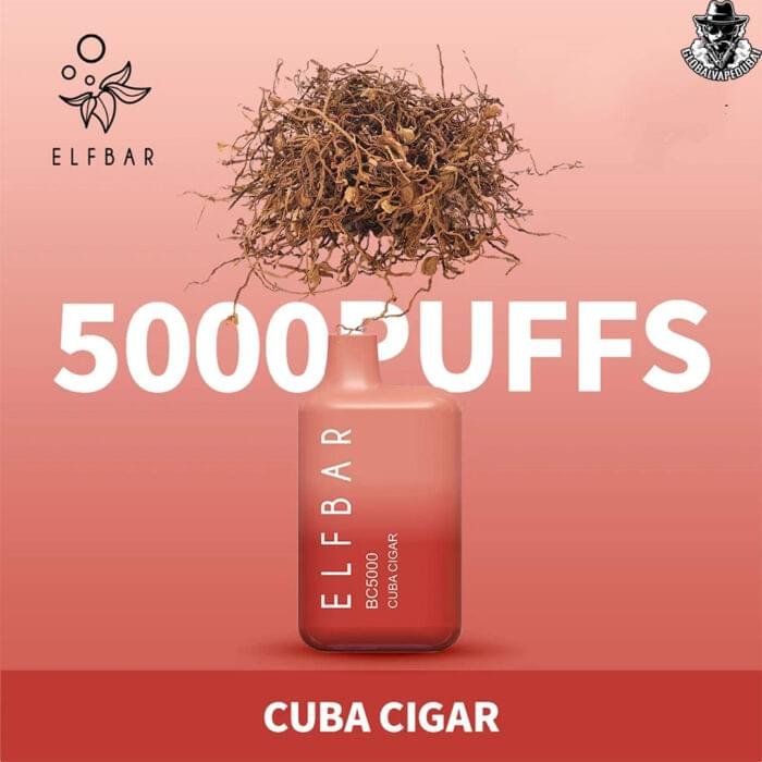 Cuba-Cigar ELF Bar Disposable 5000 Puffs Vape - Image 23