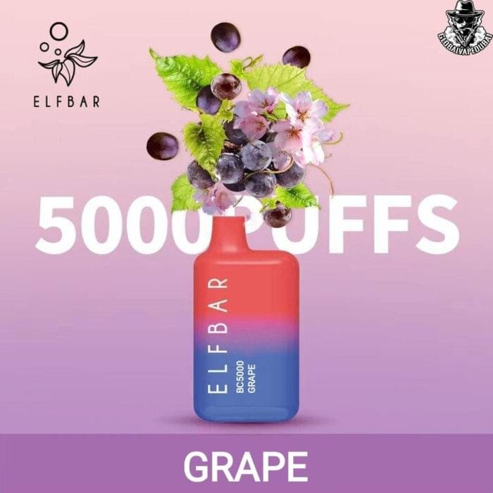 Grape ELF Bar Disposable 5000 Puffs Vape - Image 25