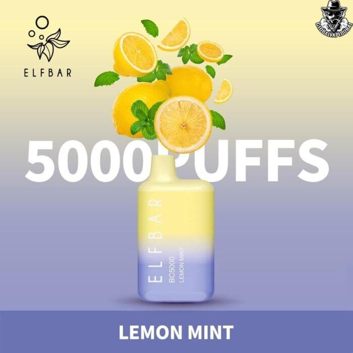 Lemon-Mint ELF Bar Disposable 5000 Puffs Vape - Image 15