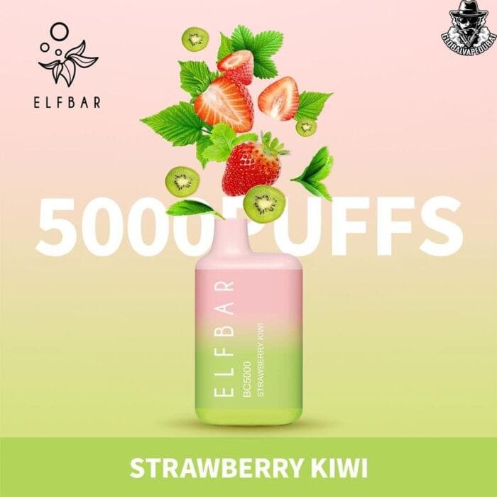 Strawberry-Kiwi ELF Bar Disposable 5000 Puffs Vape - Image 20