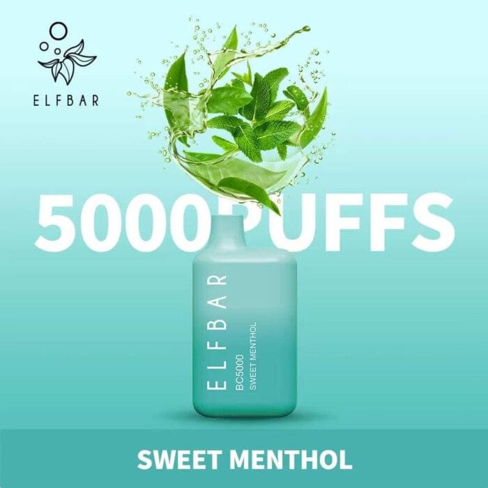 Sweet-Menthol ELF Bar Disposable 5000 Puffs Vape - Image 13