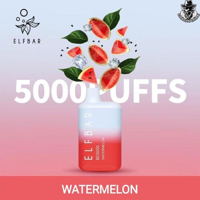 Watermelon ELF Bar Disposable 5000 Puffs Vape - Image 2