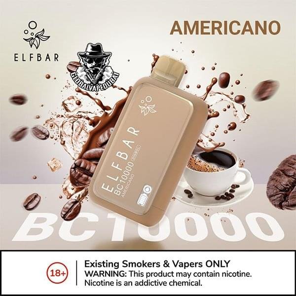 Americano ELF BAR BC10000 — 10,000 Puffs, USB-C Recharge, Buy in Dubai - Image 2