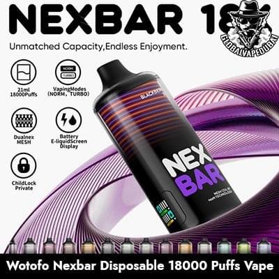 Wotofo Nexbar Disposable 18000 Puffs Vape Available in Dubai Uae